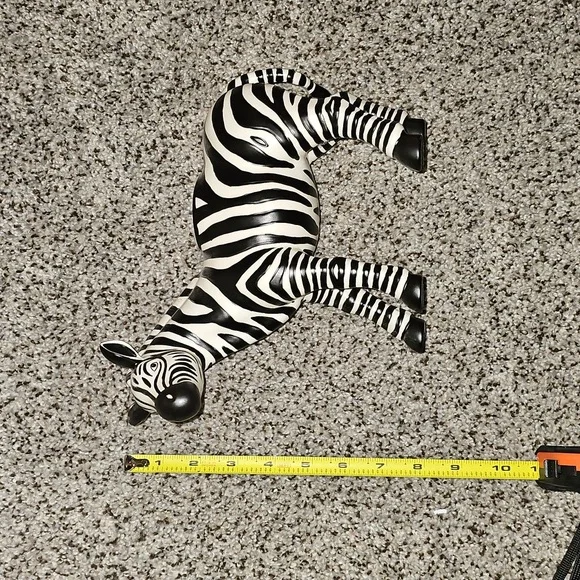 Vintage PartyLite African Zebra With Glass Candle Holder - Picture 5 of 6